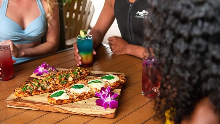 Flat bread pizza