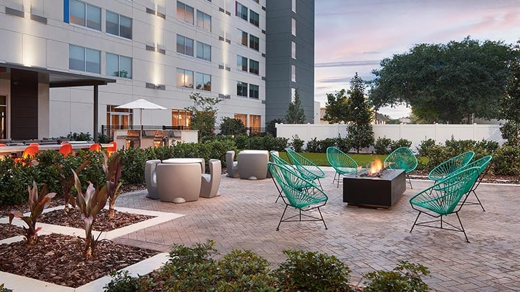 Element Orlando International Drive Backyard Patio