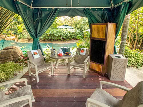 Elite Cabana at Discovery Cove