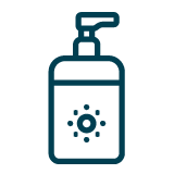 Sunscreen bottle icon