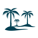 Palm trees icon